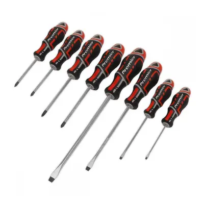 Sealey AK4322 Screwdriver Set 8Pc Gripmax® - Red