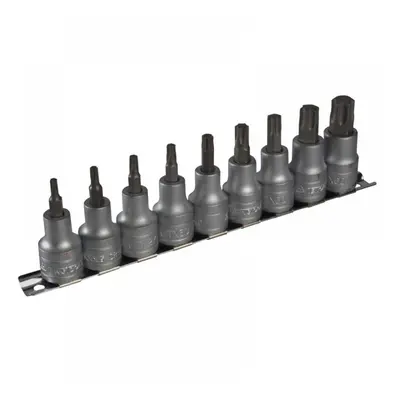 Teng M1213TX M1213Tx Socket Clip Rail Set Of 9 Internal Torx 1/2In Drive