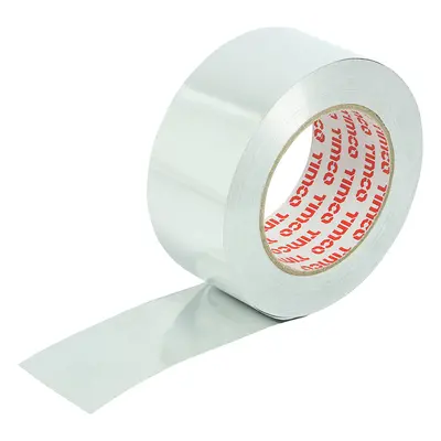 Timco AFT50ET Extreme Temperature Aluminium Foil Tape 45M X 50Mm Roll 1