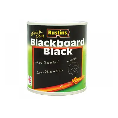 Rustins BLAB100 Quick Dry Blackboard Black 100Ml