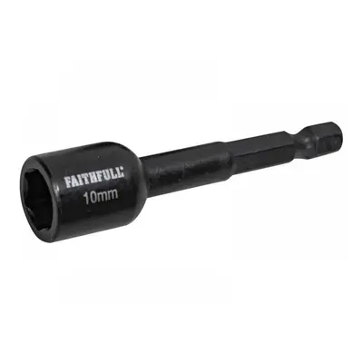 Faithfull Magnetic Impact Nut Driver 10Mm X 1/4In Hex