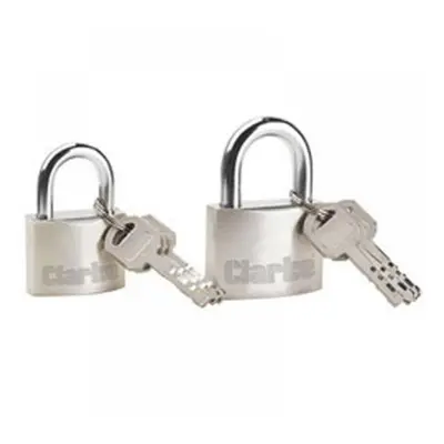 Clarke 1801620 Cht620 Heavy Duty Padlocks 2 Pack