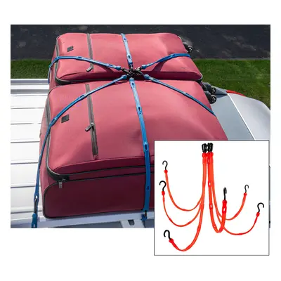 The Perfect Bungee Fw36-6R Adjustable 6-Strap Flex-Web Bungee In Red (Up To 3.65M X 3.65M)