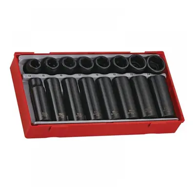 Teng TT9116 Tt9116 Regular/Deep Impact Socket Set 16 Piece- 1/2In Drive