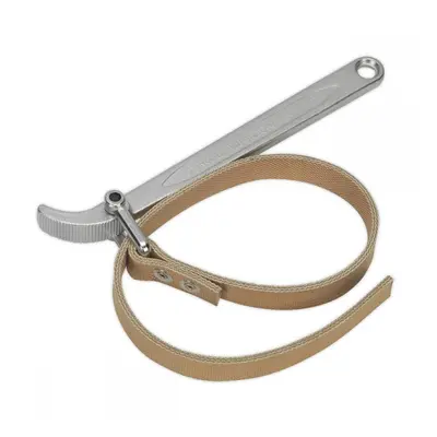 Sealey AK6404 Oil Filter Strap Wrench Ø60-140Mm Capacity