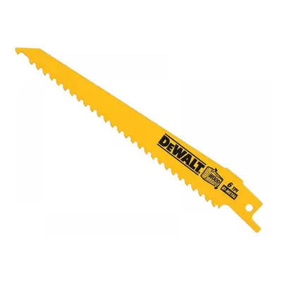 Dewalt DT2359-QZ Bi-Metal Reciprocating Blade For Wood With Nails 152Mm (Pack 5)