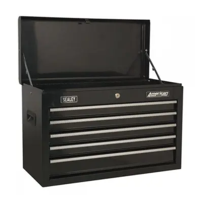 Sealey AP225B Topchest 5 Drawer With Ball-Bearing Slides - Black