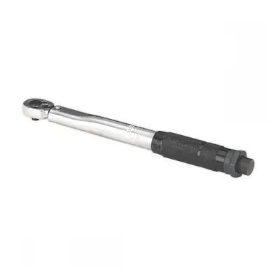 Sealey STW101 Torque Wrench Micrometer Style 1/4inSq Drive 5-25Nm(44-221Lb.in) - Calibrated