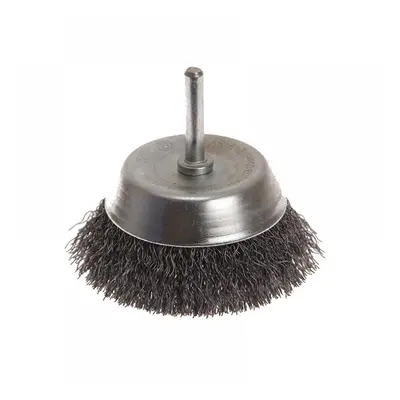 Faithfull 3107506130 Wire Cup Brush 75Mm X 6Mm Shank 0.30Mm Wire