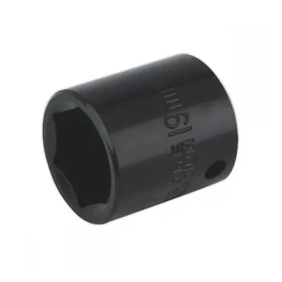 Sealey IS3819 Impact Socket 19Mm 3/8inSq Drive