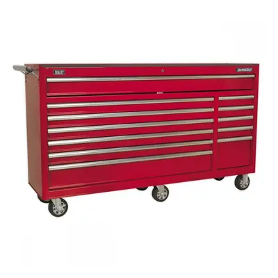 Sealey AP6612 Rollcab 12 Drawer With Ball-Bearing Slides Heavy-Duty - Red