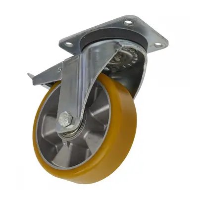 Sealey SCW5160SPL Castor Wheel Swivel Plate With Total Lock Ø160Mm