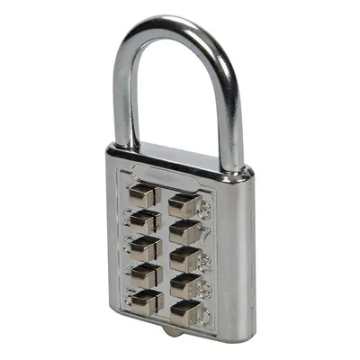 Silverline 960640 Digital Combination Padlock 10-Digit 38Mm Each 1