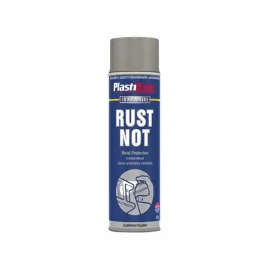 Plastikote 447794 Rust Not Spray Matt Aluminium 500Ml