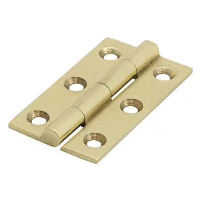 Timco 234654 Solid Drawn Hinge - Solid Brass - Polished Brass 50 X 28