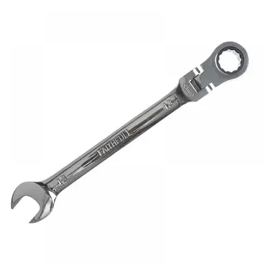 Faithfull SJW6113 Ratchet Combination Spanner Flex Head Cv 13Mm