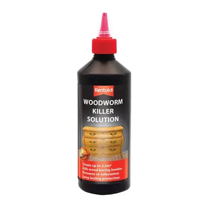 Rentokil PSW103 Woodworm Killer Solution 500Ml