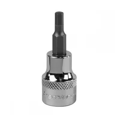 Sealey SBH007 Hex Socket Bit 4Mm 3/8inSq Drive