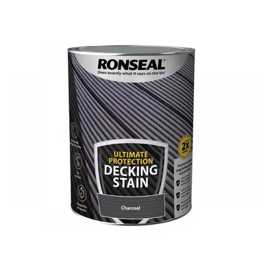 Ronseal 39109 Ultimate Protection Decking Stain Charcoal 5 Litre