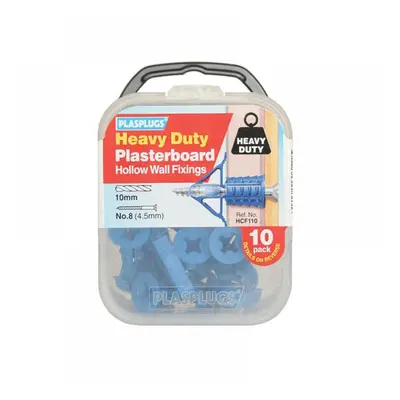 Plasplugs HCF110 Hcf110 Heavy-Duty Plasterboard Fixings Pack Of 10