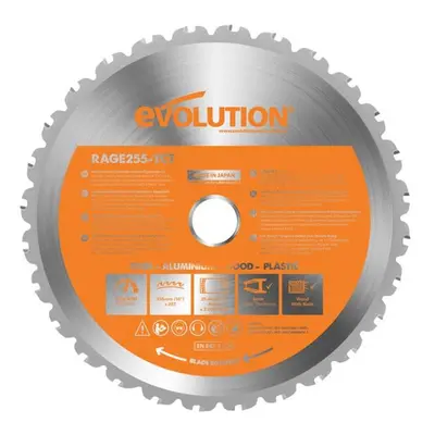 Evolution RAGEBLADE255MULTI Multi-Material Mitre Saw Blade 255 X 25.4Mm X 28T