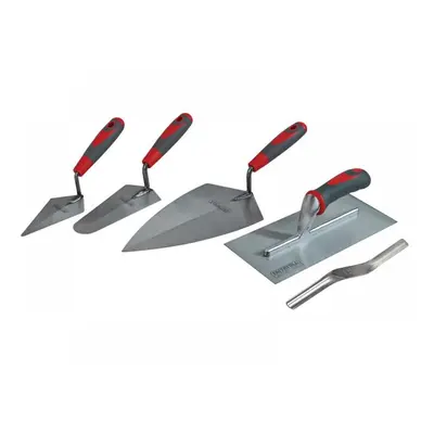 Faithfull 5203037100 Soft Grip Handle Trowel Pack 5 Piece