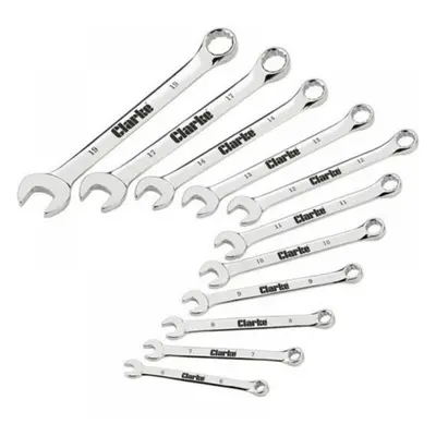 Clarke 1801806 Cht806 11 Piece Combination Spanner Set - Metric