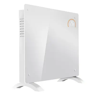 Sealey DH136 Baridi Electric Glass Panel Heater 1000W Wi-Fi Enabled White - Dh136