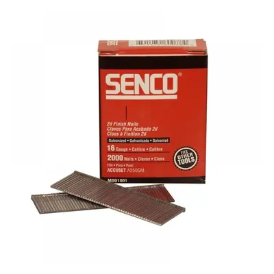 Senco RX17EAAD Straight Brad Nails Galvanised 16G X 38Mm (Pack 2000)