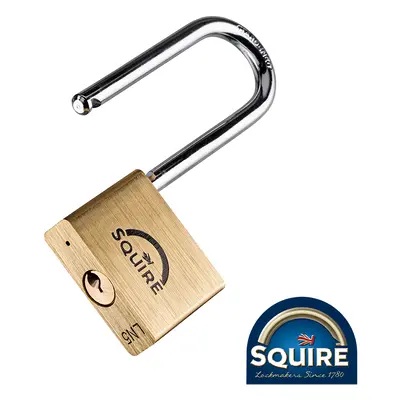 Squire SQR701004 Premium Brass Lion Padlock - 2.5in Long Shackle - Ln5/2.5 50Mm Blister Pack 1