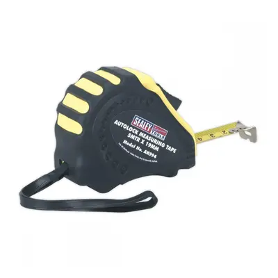 Sealey AK994 Auto Lock Tape Measure 5M(16Ft) X 19Mm - Metric/Imperial