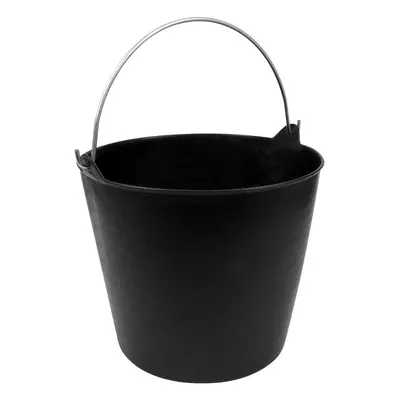 Sealey SFT26H Heavy-Duty Flexi Tub 26L With Metal Handle - Black