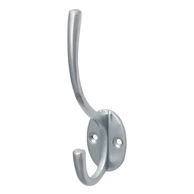 Timco 200553 Hat & Coat Hook - Satin Chrome 125 X 32Mm Bag 1