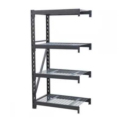 Sealey AP6372E Heavy-Duty Racking Extension Pack With 4 Mesh Shelves 640Kg Capacity Per Level