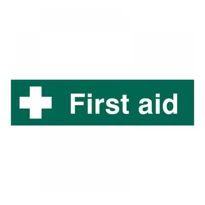 Scan 5212 First Aid - Pvc Sign 200 X 50Mm