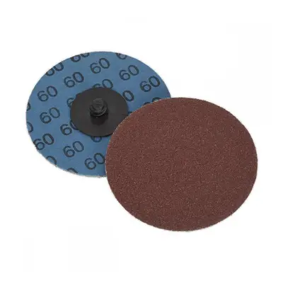 Sealey PTCQC7560 Quick-Change Sanding Disc Ø75Mm 60Grit Pack Of 10