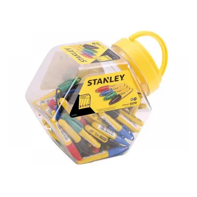 Stanley® 1-47-329 Mini Fine Tip Marker Mixed Colours (Tub 72)