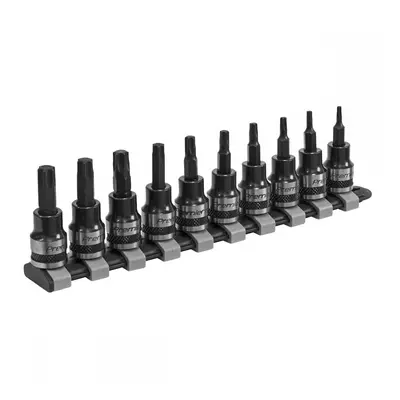 Sealey AK6207B Trx-Star* Socket Bit Set 10Pc 3/8inSq Drive Black Series