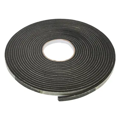 Fixman 294315 Self-Adhesive Eva Foam Gap Seal 3 - 8Mm / 10.5M Black Each 1