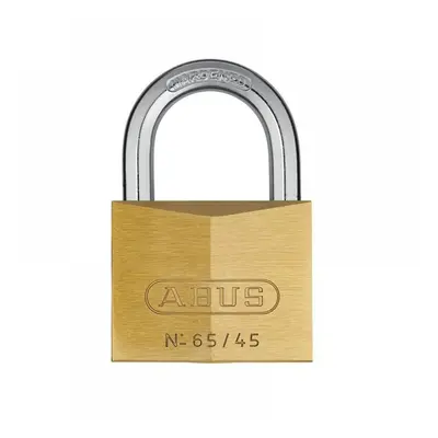 Abus Mechanical 09853 65/45Mm Brass Padlock Carded