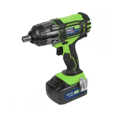 Sealey CP400LIHV Cordless Impact Wrench 18V 3Ah Lithium-Ion 1/2inSq Drive Hi-Vis