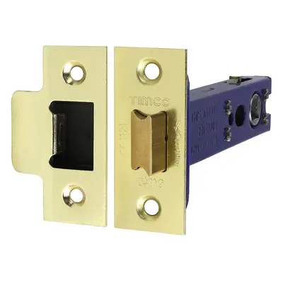 Timco 675673 Architectural Tubular Latch - Electro Brass & Satin Nickel 103Mm Plain Bag 1