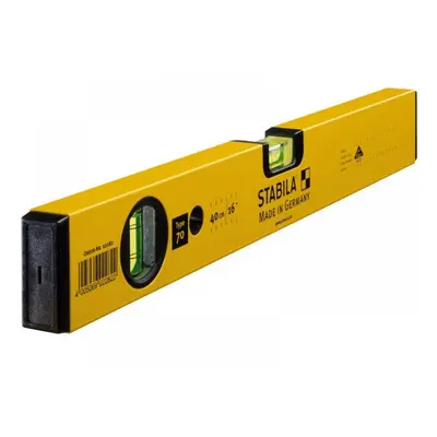 Stabila 02282 70-40 Single Plumb Spirit Level 2 Vial 40Cm