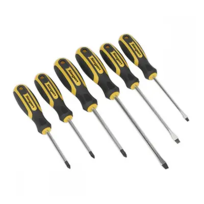 Sealey S0615 Soft Grip Screwdriver Set 6Pc