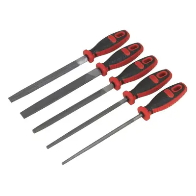 Sealey AK586 Smooth Cut Engineer’s File Set 5Pc 200Mm