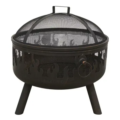 Sealey DG117 Dellonda Deluxe Firepit Fireplace Outdoor Patio Heater Cooking Grill & Poker