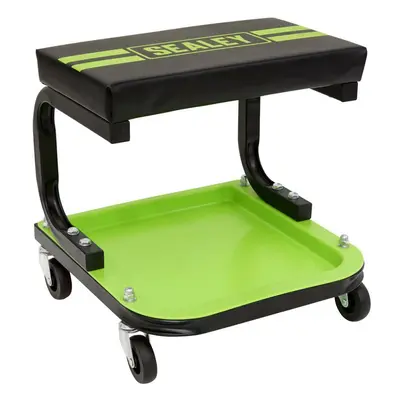 Sealey SCR9HV Mechanicfts Utility Seat Deluxe - Hi-Vis Green