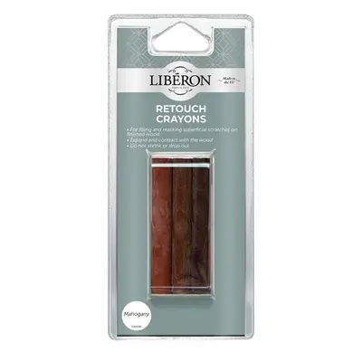 Liberon 126926 Retouch Crayons Mahogany (3 Pack)