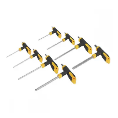 Sealey S01069 T-Handle Ball-End Hex Key Set 8Pc