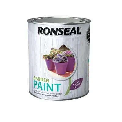 Ronseal 37401 Garden Paint Purple Berry 750Ml